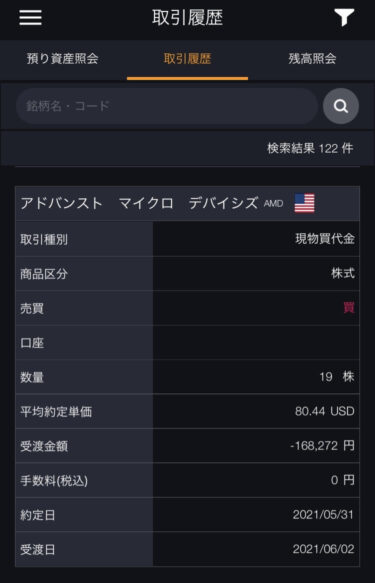株投資の失敗例その②