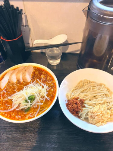 3/25の豚星。　カレーつけ麺